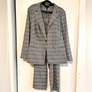 Lane Bryant Plaid Suit NWOT 22W